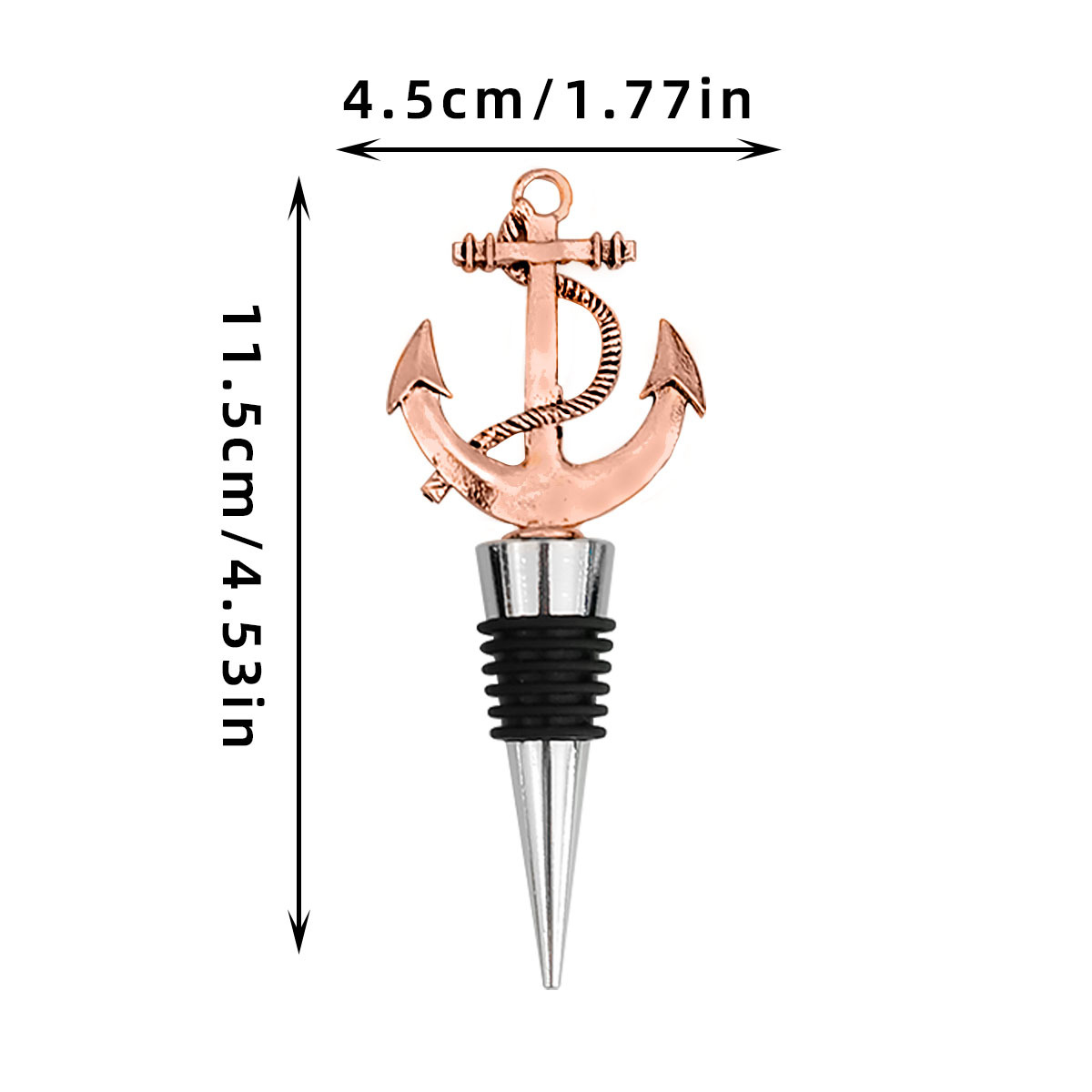 로즈 골드 앵커 와인 스토퍼