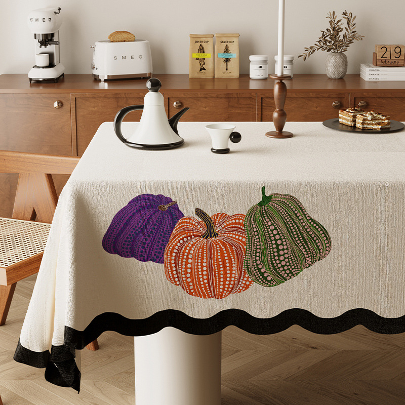 Nuevo tela de mesa de comedor de dopamina tela de viento crema de alta calidad sensación ligera de lujo sala de estar mesa de té cojín de protección de escritorio