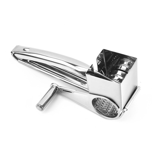 Manufacturer wholesale stainless steel cheese grater, hand-cranked rotating cheese grater, kitchen creative cheese grater for home use