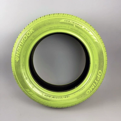 Non-industrial tires – colorful tires, children's defense - eco-friendly-paint-diameter-57-60cm-fluorescent-green