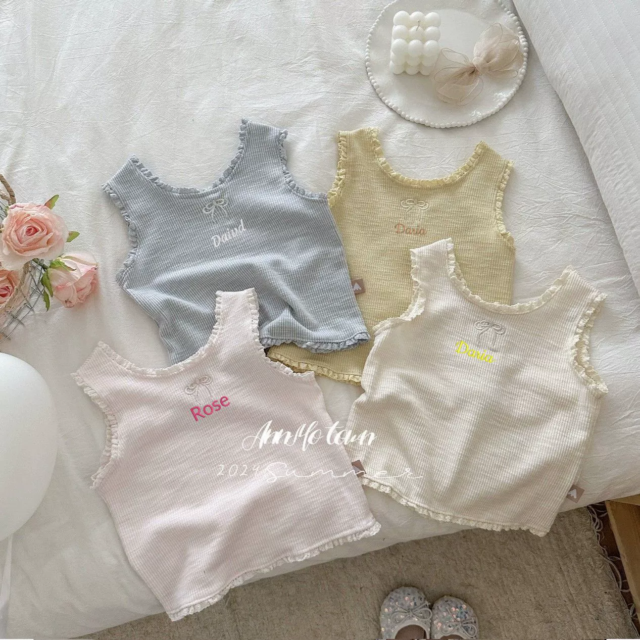 Бюстгальтер-топ для девочки, милый топ, с вышивкой, в стиле вестерн