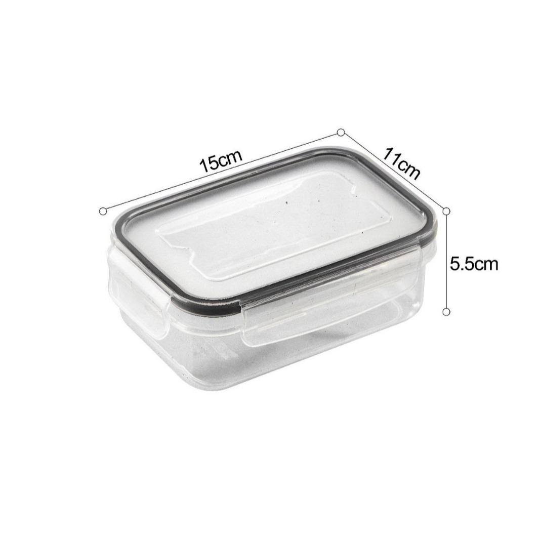 Caja de almacenamiento de juego transfronterizo Tanque sellado de cocina Refrigerador de plástico PP sellado transparente Caja de almacenamiento de alimentos nuevos