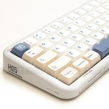 XDA高度豆奶英文134键PBT热升华部分五面工艺机械键盘小全套键帽
