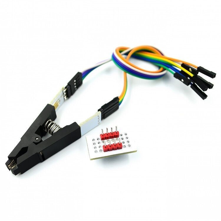 SOIC8 SOP8測試夾 SOP8腳BIOS夾子 寬窄體8腳通用夾 芯片燒錄夾