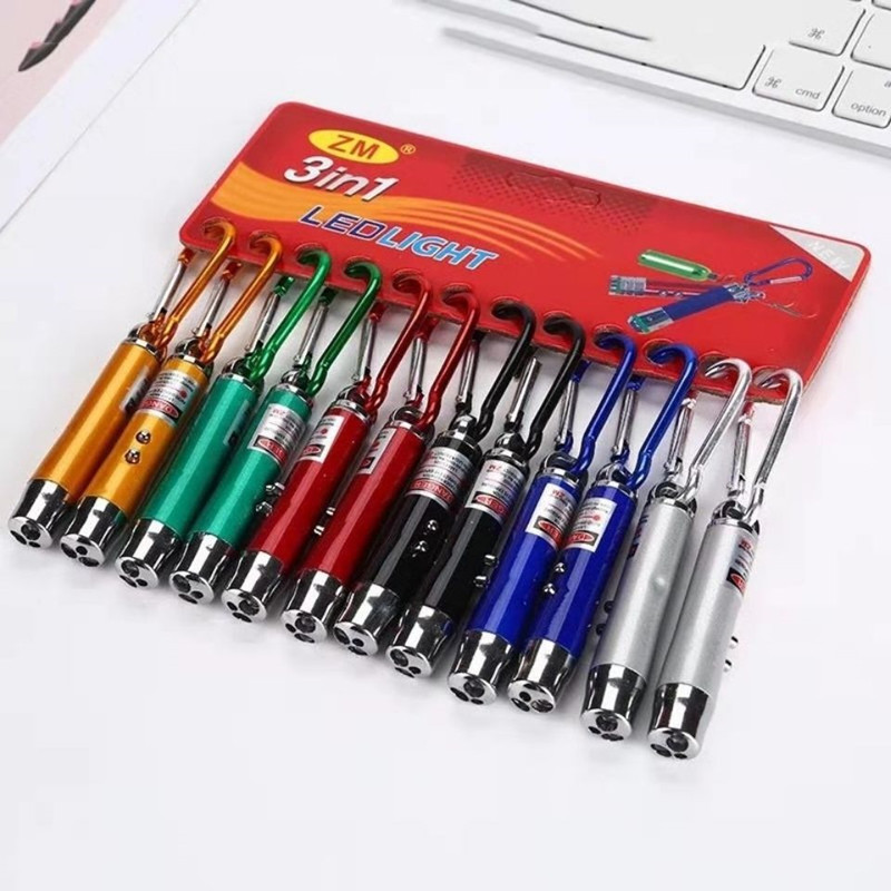Infrared laser pen purple lighting money detector light three-in-one money detector pen pointer pen mini fluorescent agent detector pen