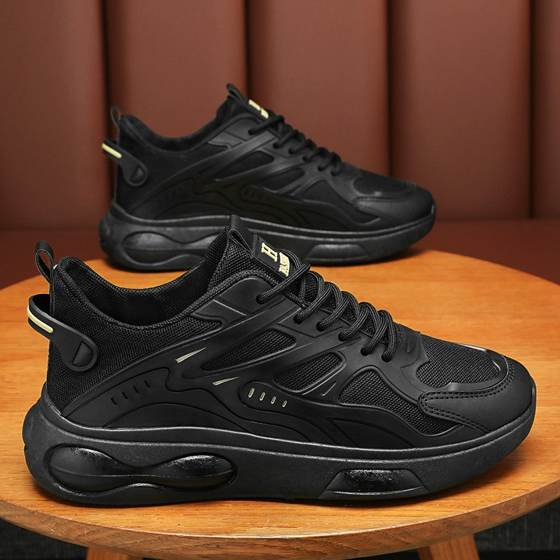 Обувь по страхованию труда Летняя мужская обувь новая дышащая обувь мужская мода дикая спортивная обувь с толстой подошвой нескользящая спортивная обувь повседневная папочка обувь