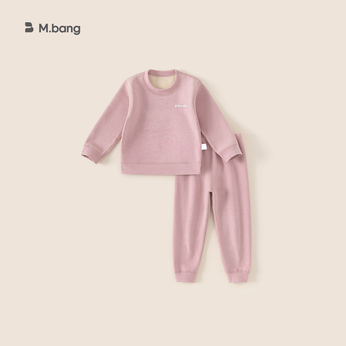 (2개) 어린이 홈 옷 두꺼운 가을 옷과 바지 소녀  기모 가을과 겨울 잠옷 소년 열 속옷 세트