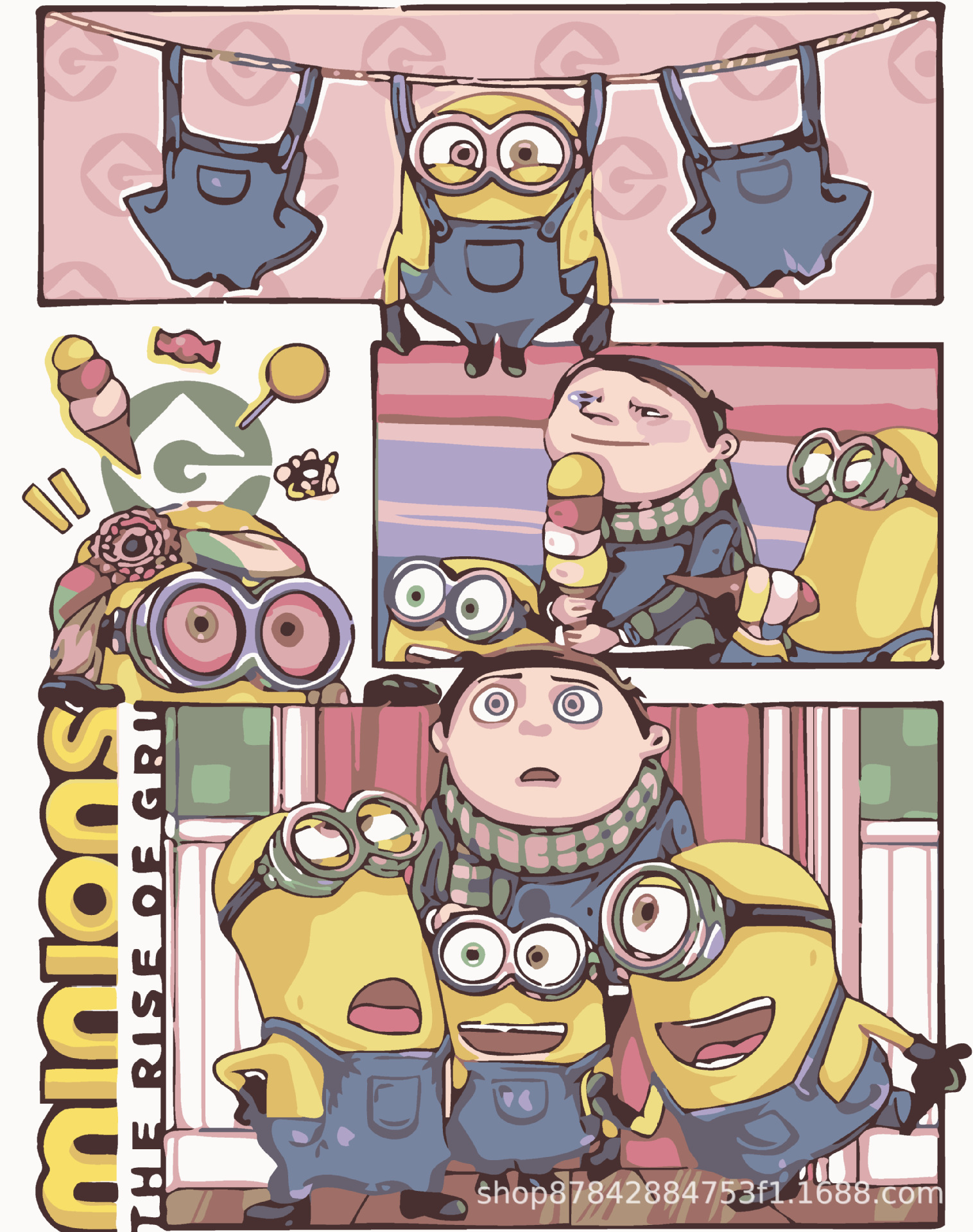 Pintura al óleo digital bricolaje al por mayor hecho a mano relleno de color curación descompresión popular para niños flor nieve montaña decorativa pintura de paisaje