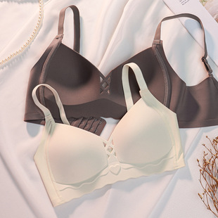 New Arrival Underwear Without Steel Rings Women's Small Chest Push-up Tome Back Sexy Bra Bra Adjustable Bra