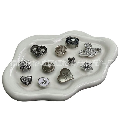 Lost Saturn Hole Hole Shoes Shoe Flower Suitable for Cross Accessories Decoration Buckle Empress of China High-end Detachable Shoe Buckle 