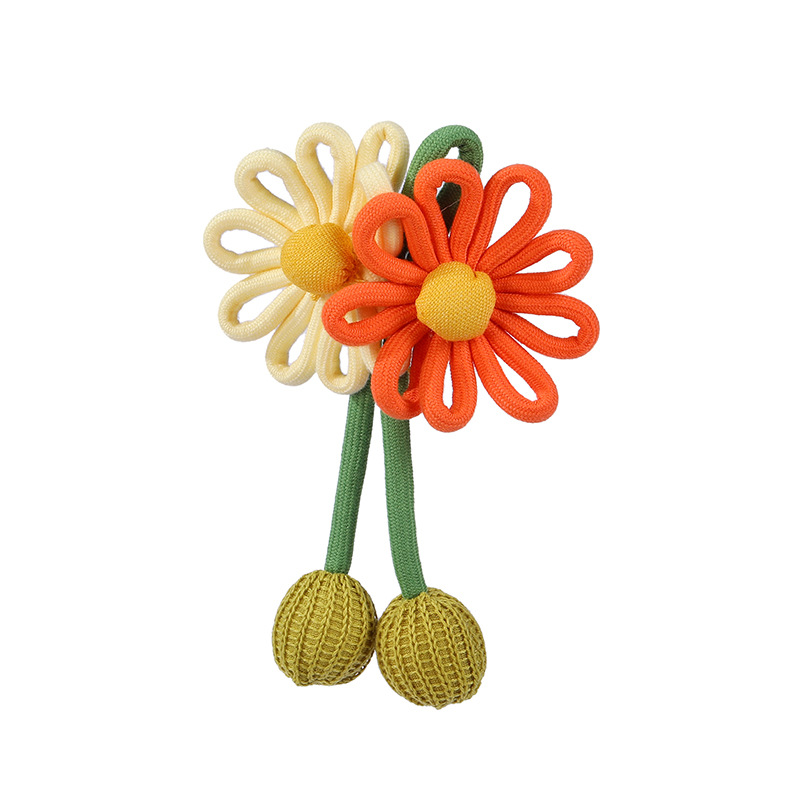 Pastoral Style Hat Bag Accessories Diy2025 New Cute Fabric Decal Accessories Flower Brooch Decoration