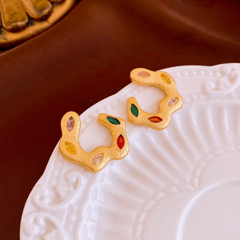 Pendientes de doble cara de la Perla del diamante de la aguja de plata Corea del Sur ins elegante pendientes de estilo frío pendientes de diseño de moda para las mujeres