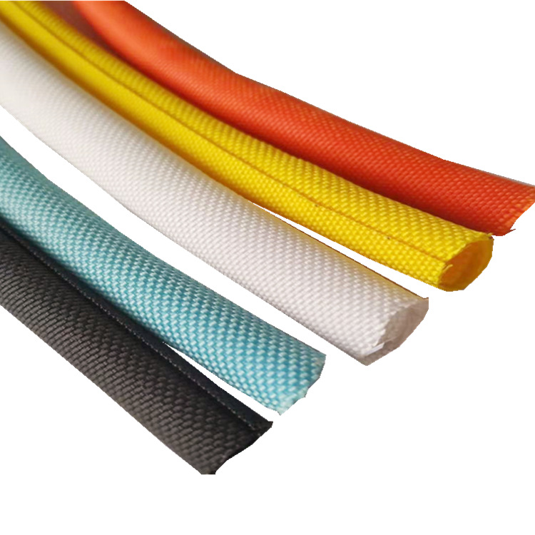 阻燃耐磨自卷式套管尼龙编织套管电线缠绕管新能源汽车线束保护套