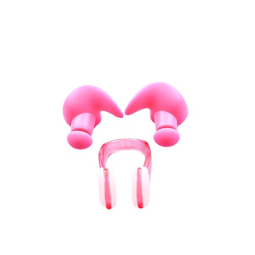 Light Travel Silicone Nose Clip Earplugs Black Box Set Swimming Protection for Ears and Nose, Waterproof for Adults and Children