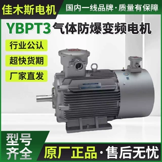 佳木斯气体防爆变频电机YBPT3系列BT4隔爆型国标节能型三相电动机