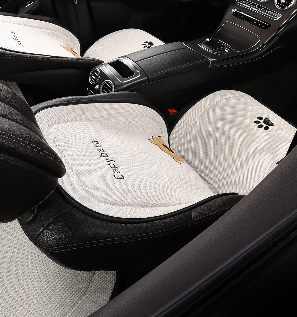 Car Cushion Chun Ma Four Seasons Universal Comfortable Breathable Cute Carto Card Pibala Bundle-Free Non-Slip Cushion