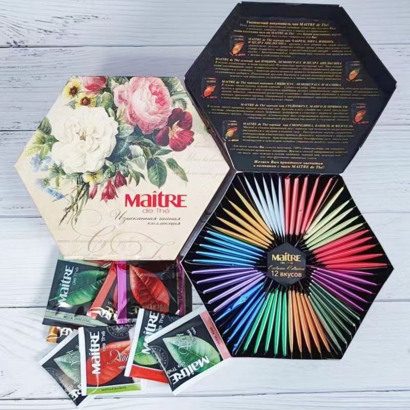 Russian Imported Scented Tea Navigator Tea Individually Packaged Fine Flower and Fruit Tea Combination Tea Dry Tea Bag 60g