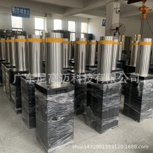 云南学校半自动升降柱地庄 不锈钢浅埋路障电动液压伸缩成品车挡