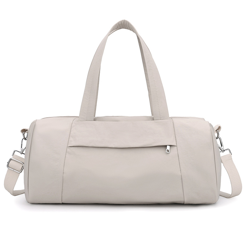 Bolsa de viaje de corta distancia de gran capacidad, bolsa de fitness de natación deportiva para mujeres, bolsa de equipaje de almacenamiento portátil de varios compartimentos para viajes de negocios