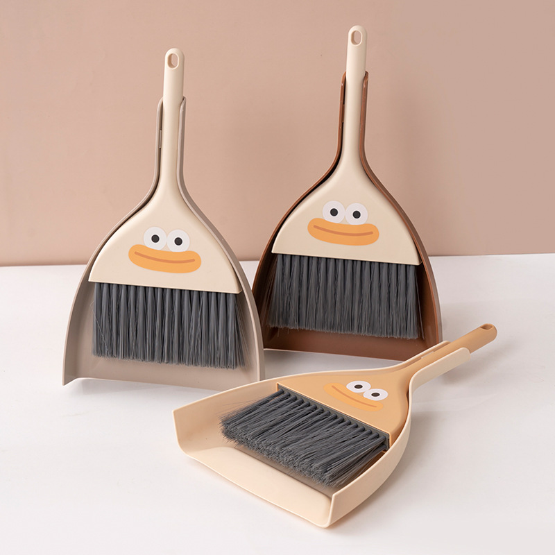 사무실 데스크탑 미니 작은 빗자루 세트 책상 청소 도구 책상 작은 빗자루 더스트 팬 조합