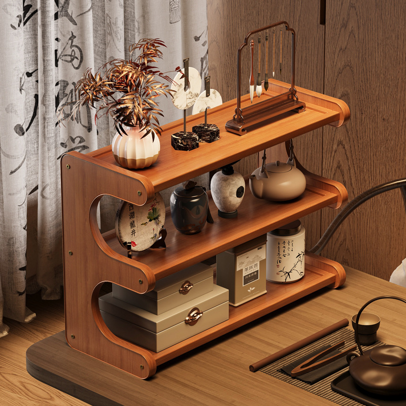 Estante de escritorio Estante de almacenamiento multicapa Estante de libros Estante de cocina Estante de tazas de oficina Estante de almacenamiento de artículos domésticos