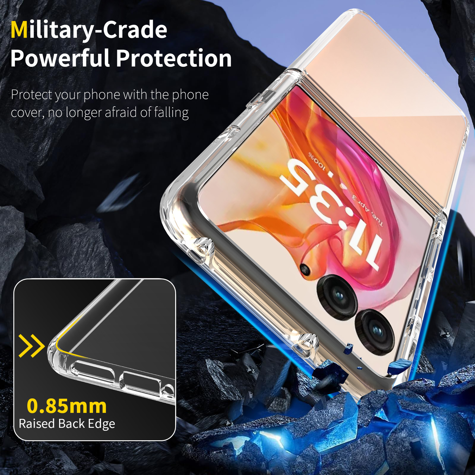 Aplicación transfronteriza MOTO Razr Ultra 2025 funda plegable para teléfono móvil de una pieza funda protectora transparente dos en uno