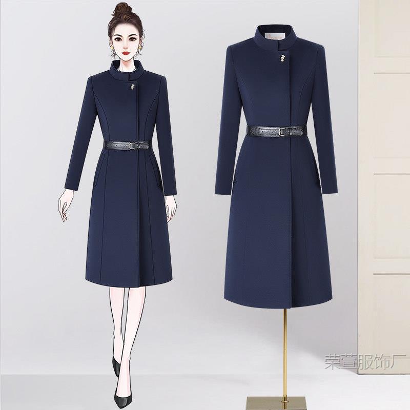 Professional Winter Woolen Workwear Jacket for Women, Suitable for Banks, Hotels, Property Management, Real Estate Offices, and Jewelry Stores Professional Winter Woolen Workwear Jacket for Women, Suitable for Banks, Hotels, Property Management, Real Estate Offices, and Jewelry Stores