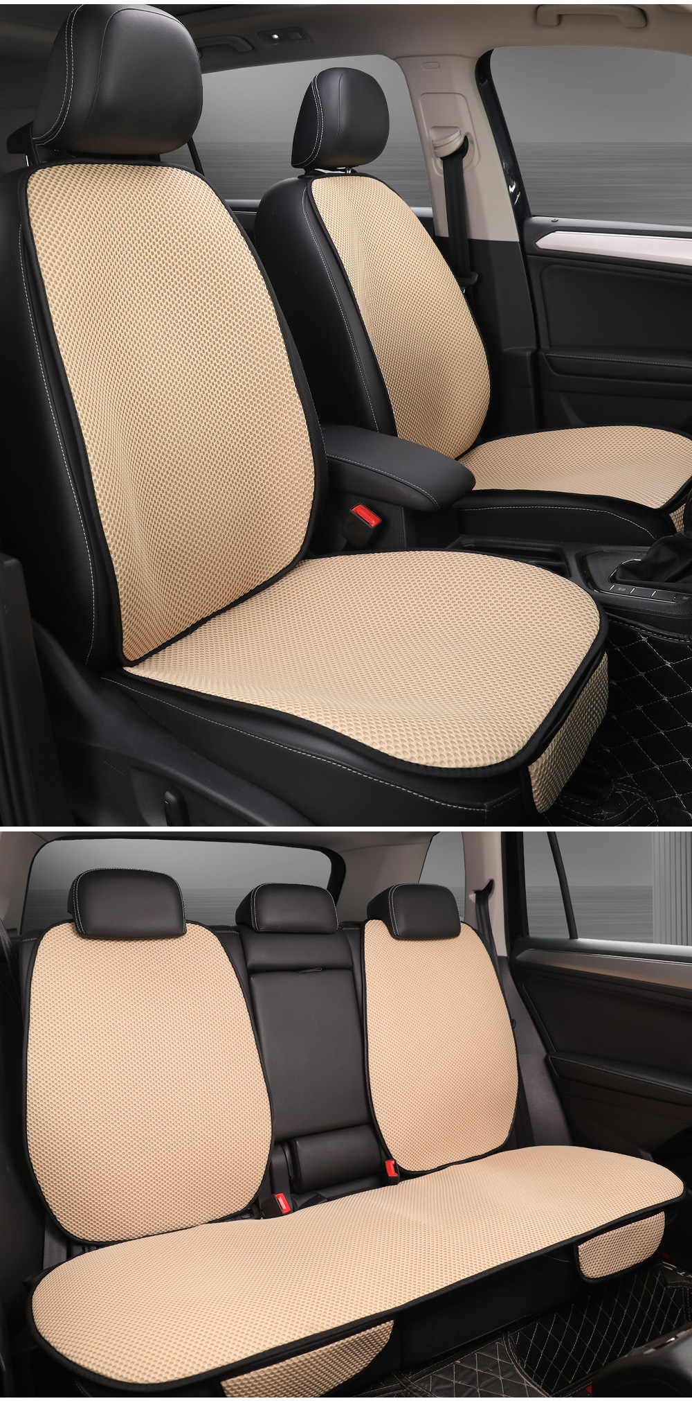Suitable for Buick Excelle, Regal, Lacrosse, Excelle, and Envision Car Seat Cushions, All-Season Universal Massage Mesh Breathable Car Seat Cushions
