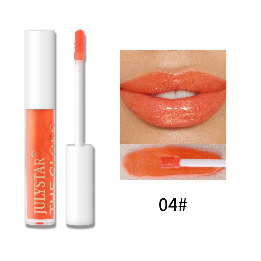 Cross-border makeup long-lasting moisturizing transparent nourishing lip gloss, European and American water light mirror brightening lip gloss and lip oil wholesale for export undefined