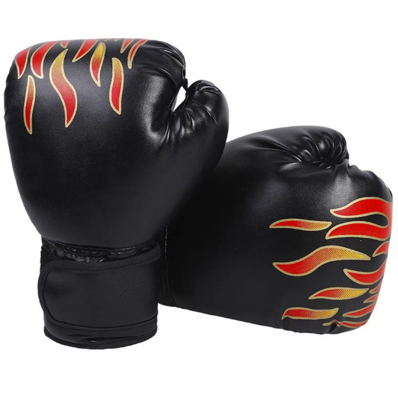 Guantes de boxeo de entrenamiento para niños de boxeo para adultos con medio dedo Sanda