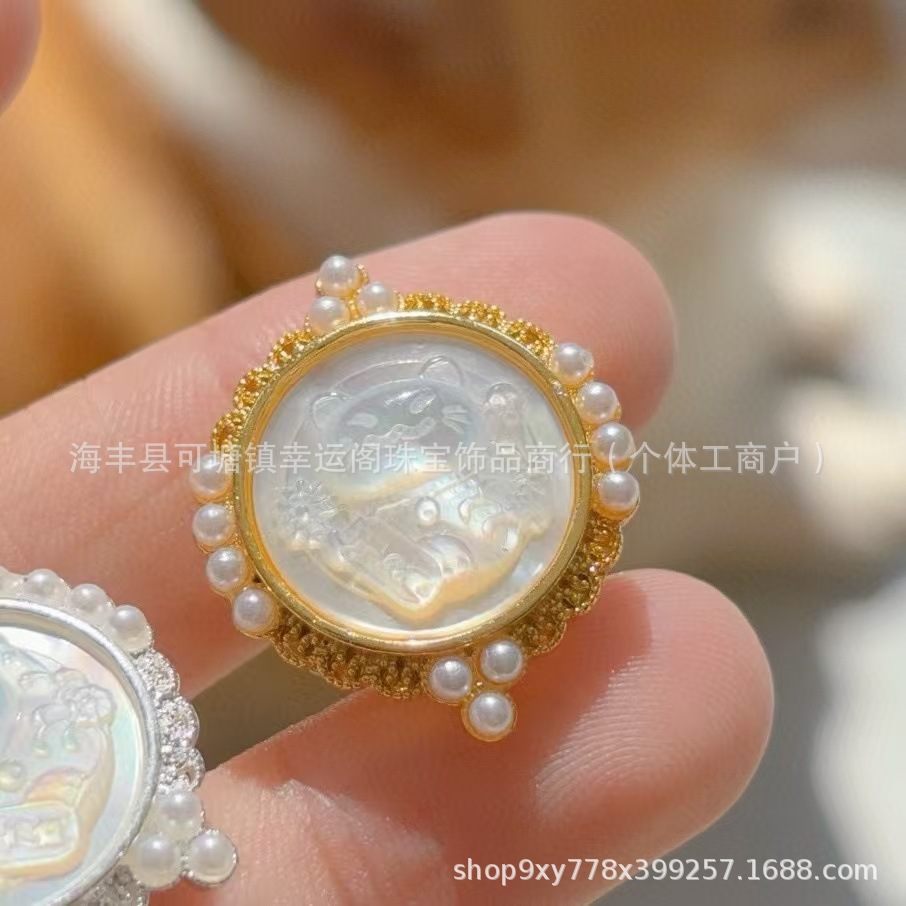 メーカー直販天然蝶貝真珠箱手串ストラップdiyアクセサリー付属品小紅本震え音がよく売れている