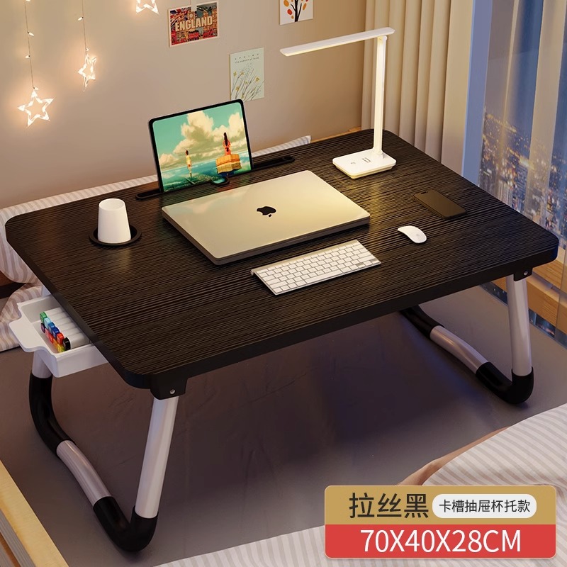 특대형 [헤어라인 블랙] (카드 슬롯 + 컵 홀더 + 서랍) 가로 70 * 세로 40 * 높이 28cm