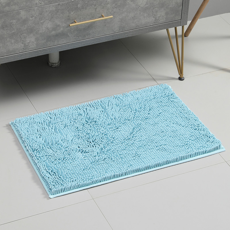 Nueva alfombra de piso al por mayor alfombra de piso de chenille baño dormitorio entrada cocina sala de estar absorbente antideslizante alfombra de piso estera del pie