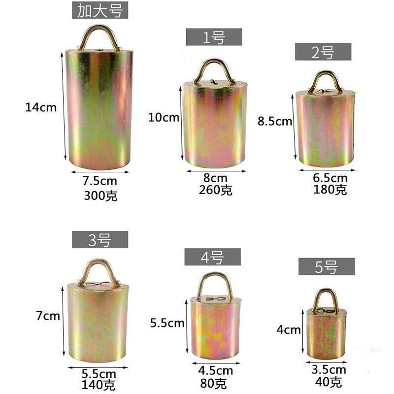 厂价直销镀铁牛铃铛特响加厚牛铃铛 黄色牛马羊铃铛 防盗防走失