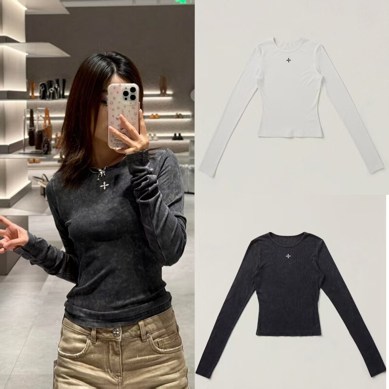 Sk Storm Fading Silk Sports Long Sleeve Top Classic Slim Extra Long T-Shirt Autumn New Product Sk Storm Fading Silk Sports Long Sleeve Top Classic Slim Extra Long T-Shirt Autumn New Product