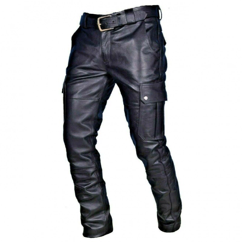 Men's Leather-Style Polyurethane Belt for Leisure Trousers, European Design, 2023