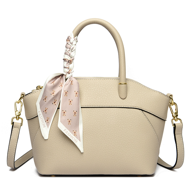 Bolso de mujer nicho bolso de mano ala de cuero suave temperamento de gran capacidad bolso de transporte de mujer bolso de hombro