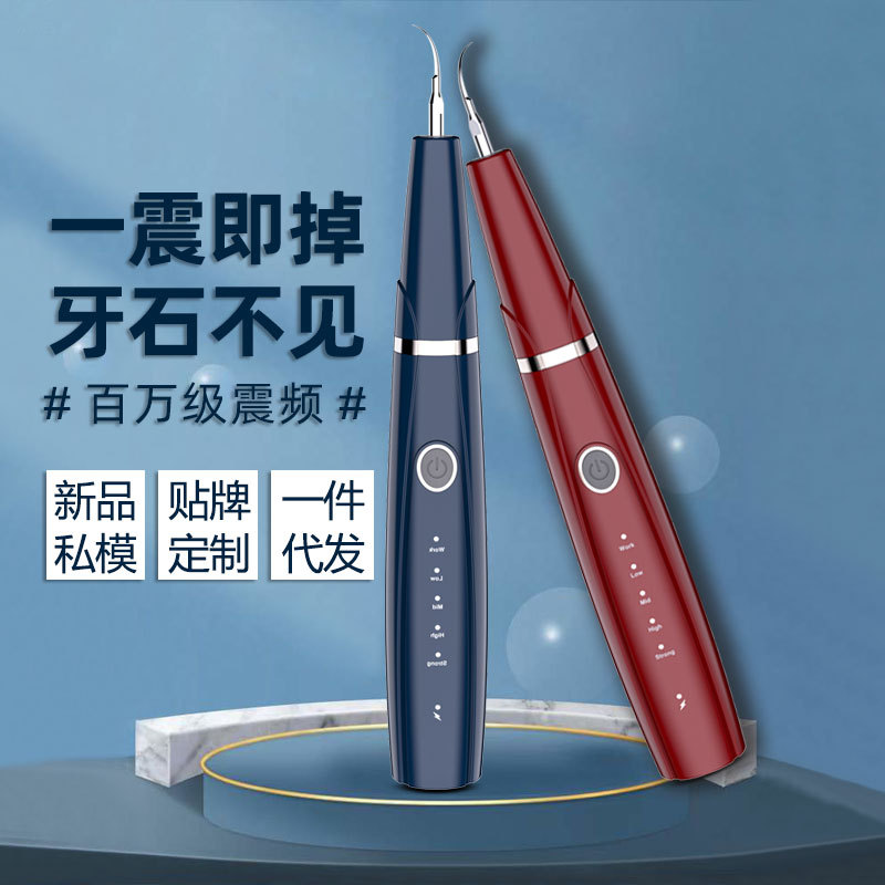 Transfronterizo eléctrico portátil irrigador dental eliminación de piedra dental limpiador ultrasónico dental diente inteligente instrumento de belleza hogar lavadora de dientes