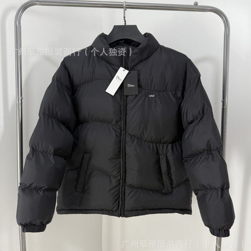 Dime New Foreign Trade Winter Cotton Jacket with Stand Collar, Loose Thickened Warm Coat, Trendy Unisex Puffer Jacket