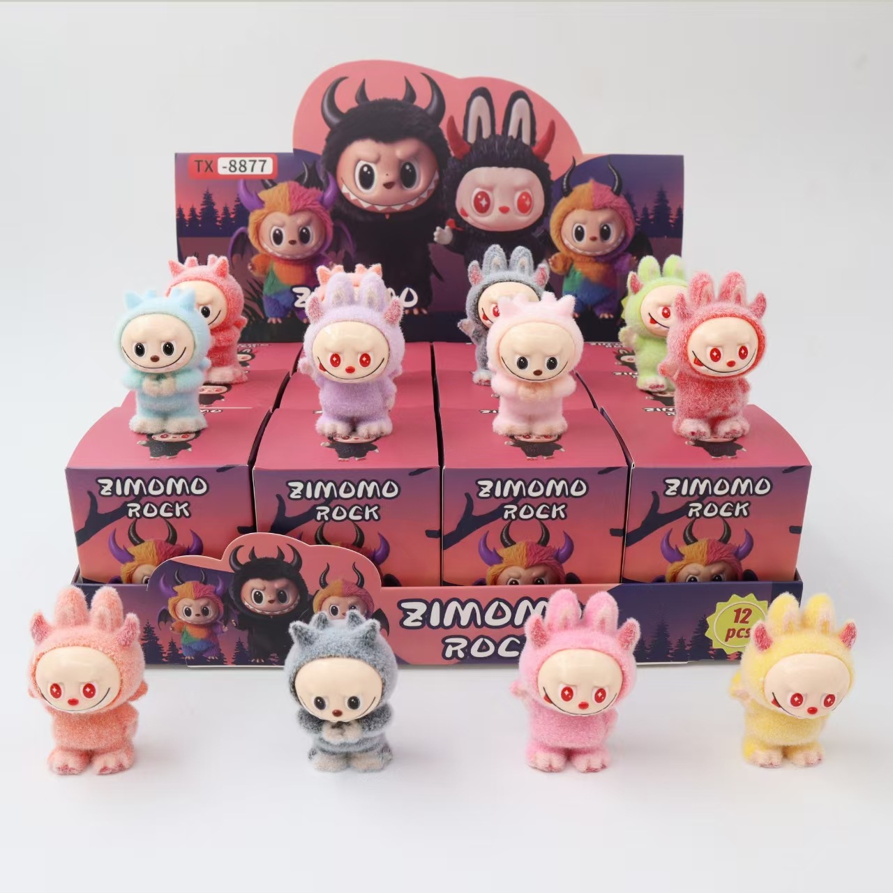 コーラ植毛ラブブラインドボックス小さな装飾品子供のおもちゃバブルマート屋台卸売トレンディなおもちゃ人形ブラインドバッグ
