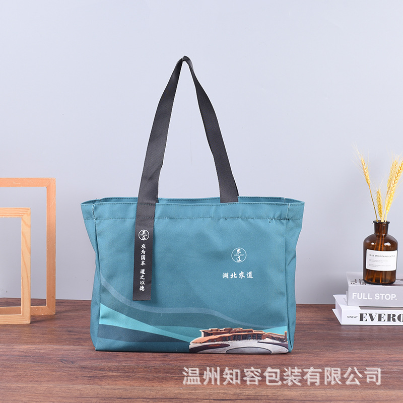 牛津布袋卡通创意广告购物袋学生便当包手提单肩帆布包棉布袋批发