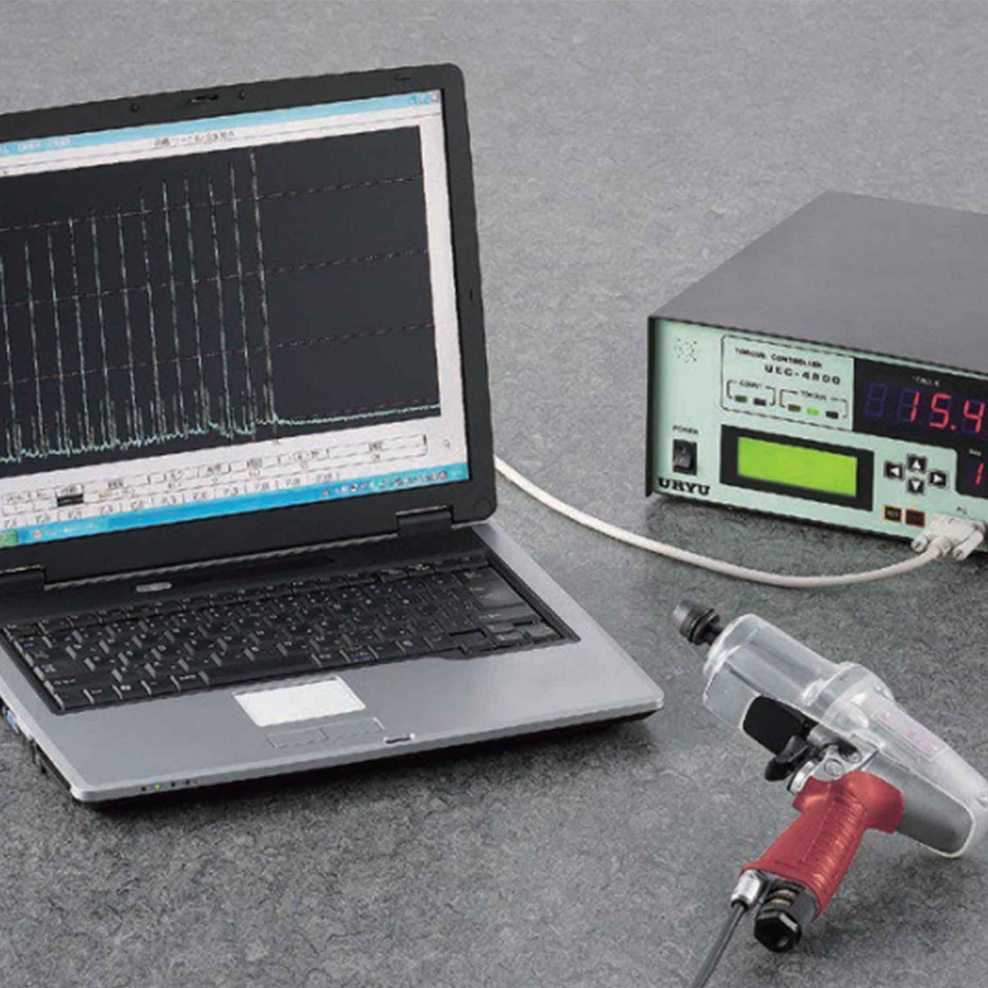 URYU瓜生气动扳手计数器转矩控制器UEC-4800/UEC-4800TP SD-ANGLE