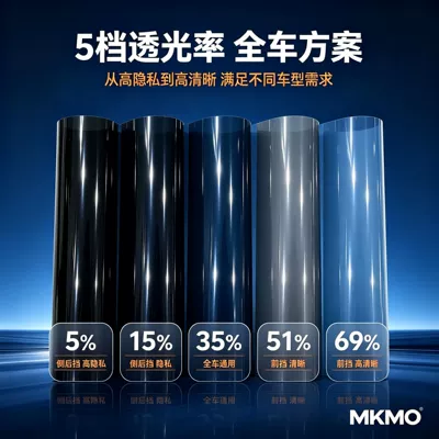Ultra-high-definition nano-ceramic car window film, 99% IRR (infrared rejection rate), 2.5 mil thickness, wholesale from the factory