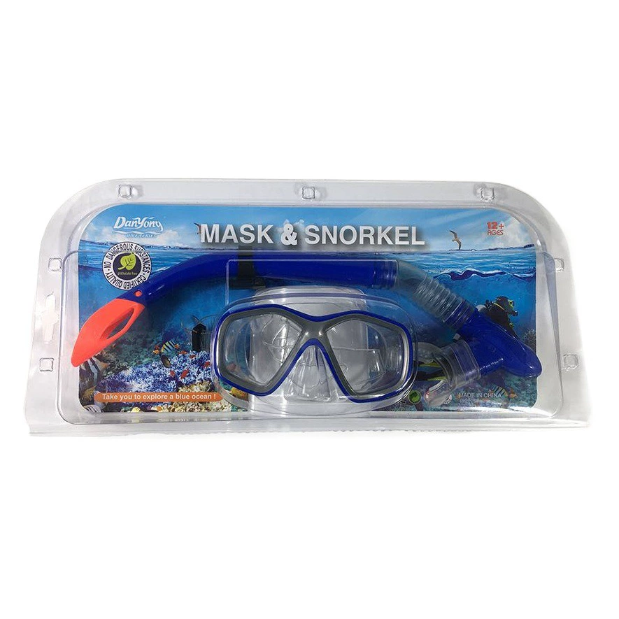 2021 новые производители прямые поставки снаряжения для дайвинга Сноркелинг два сокровища зеркало для дайвинга дыхательная трубка двойная пузырчатая оболочка упаковка