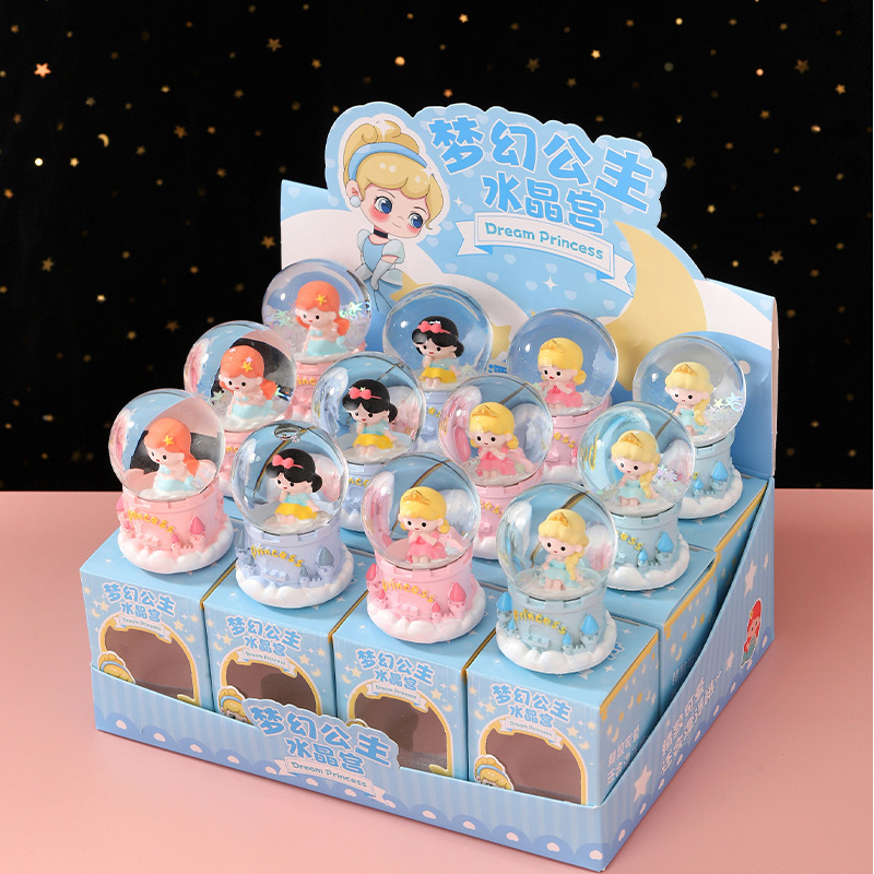 New Dream Castle Princess Crystal Ball Glowing Cartoon Ornaments Creative Student Holiday Gifts Children's Small Gifts New Dream Castle Princess Crystal Ball Glowing Cartoon Ornaments Creative Student Holiday Gifts Children's Small Gifts