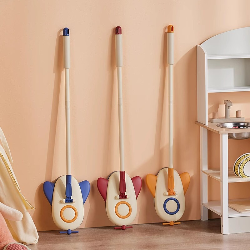 Children's Mop Set for Home Use, Specially Designed for Kids and Babies, Kindergarten Toy Airplane Mop, Mini Broom and Dustpan Set