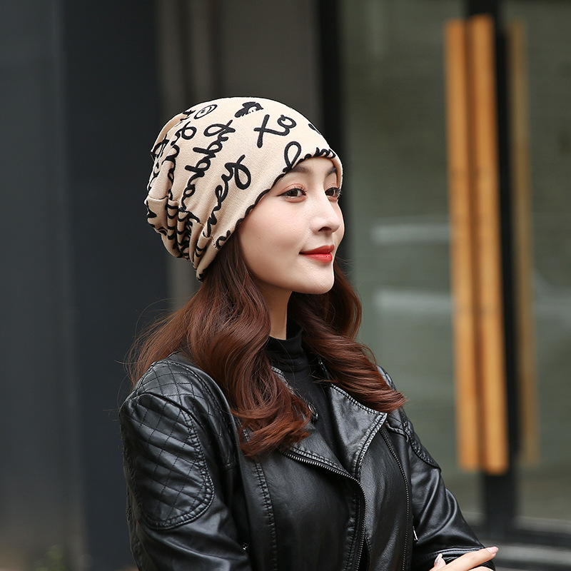 Fashion Vintage Printing Scarf Pile Hats Dual-use Wholesale Nihaojewelry display picture 16