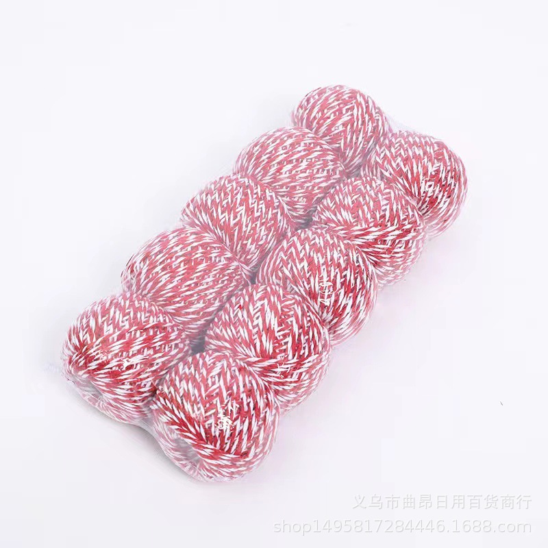 빨간색과 흰색 약 75 m 50g/롤