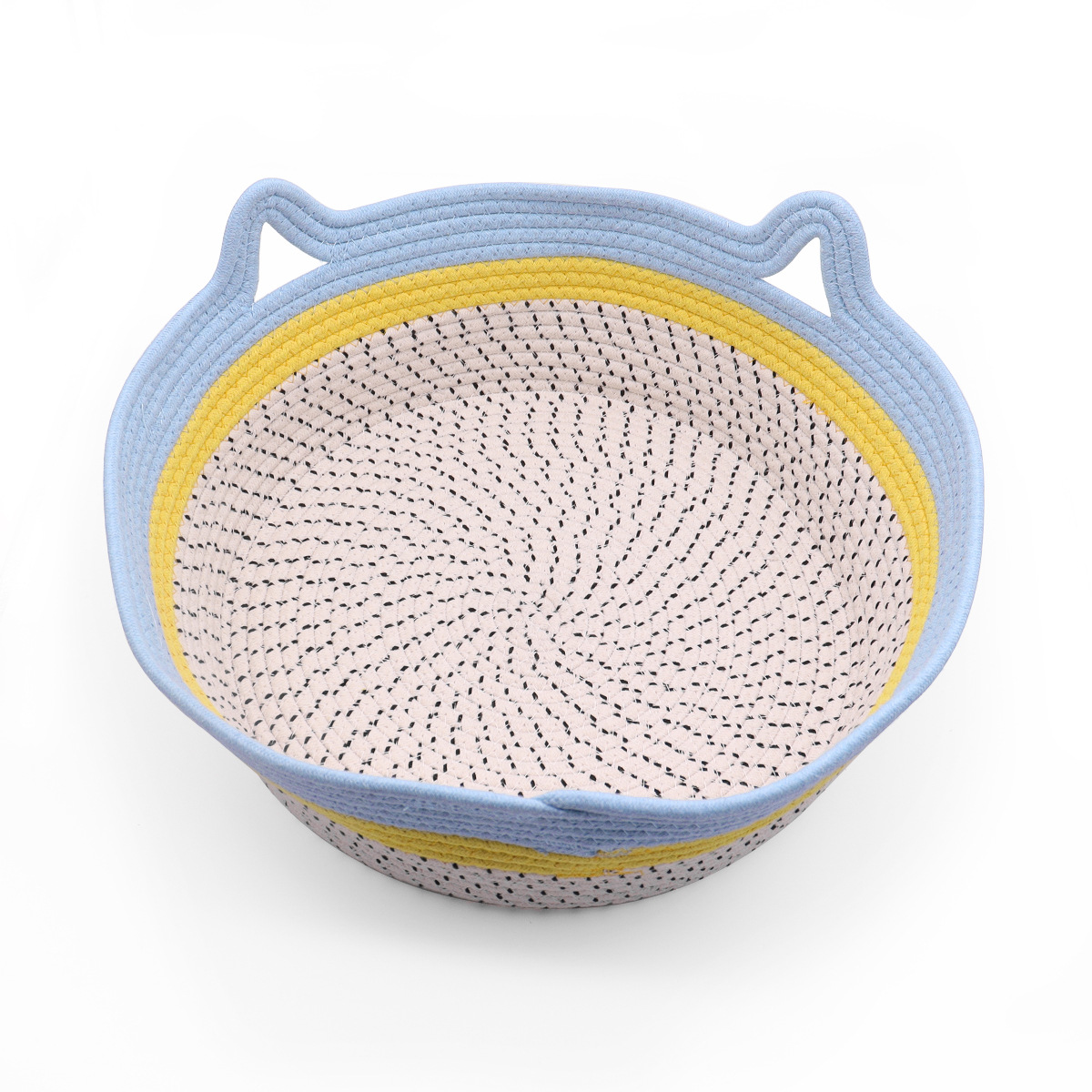 Cama tejida para gatos Four Seasons Cama universal para mascotas Algodón y lino Desmontable y lavable Cama para gatos Almohadilla para dormir Cama para perros Nido fresco de verano