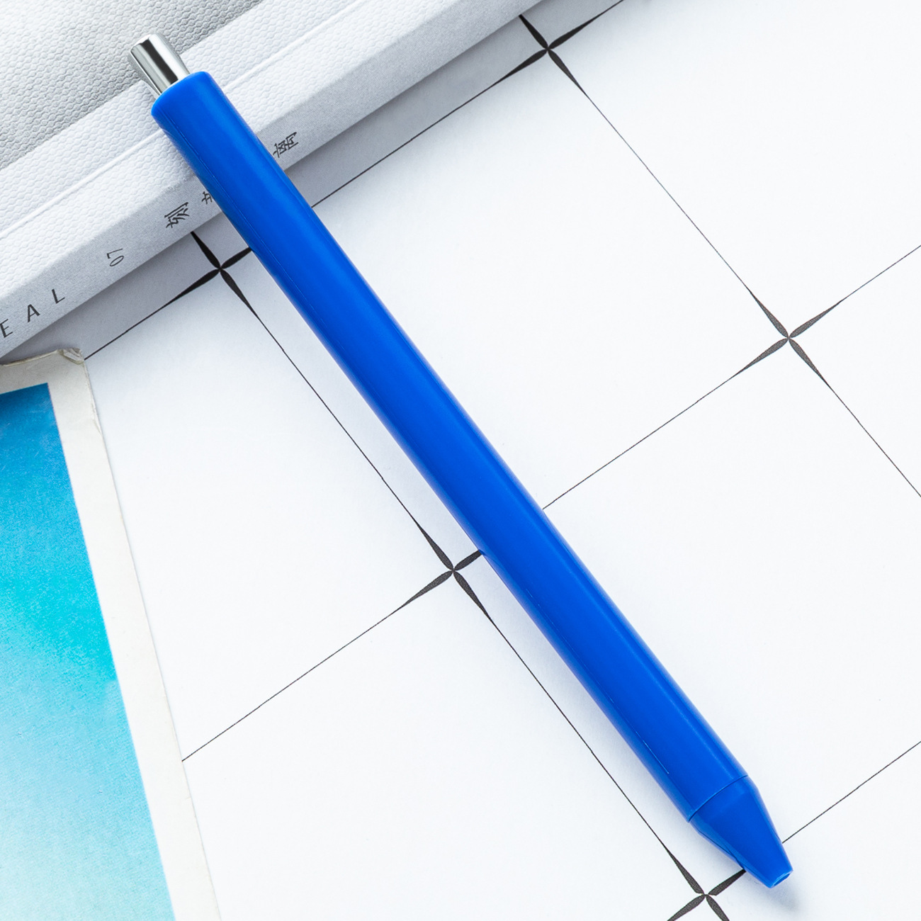 Bolígrafo de plástico imprimible logotipo promocional publicidad publicitaria bolígrafo de regalo simple macarón pequeño bolígrafo fresco